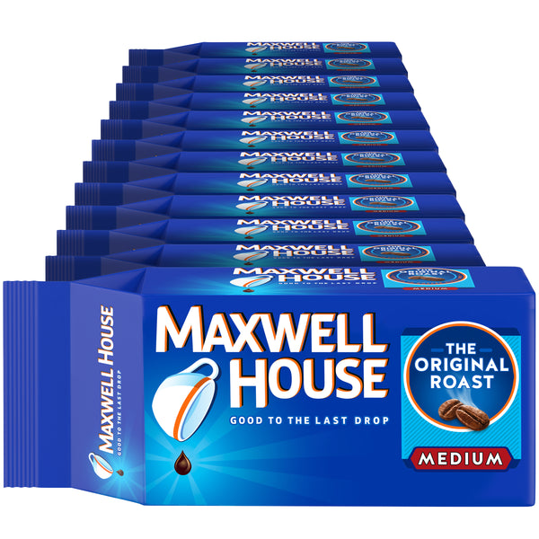 Coffee Maxwell House Ground Roast Medium 11.5 Ounce Size - 12 Per Case.