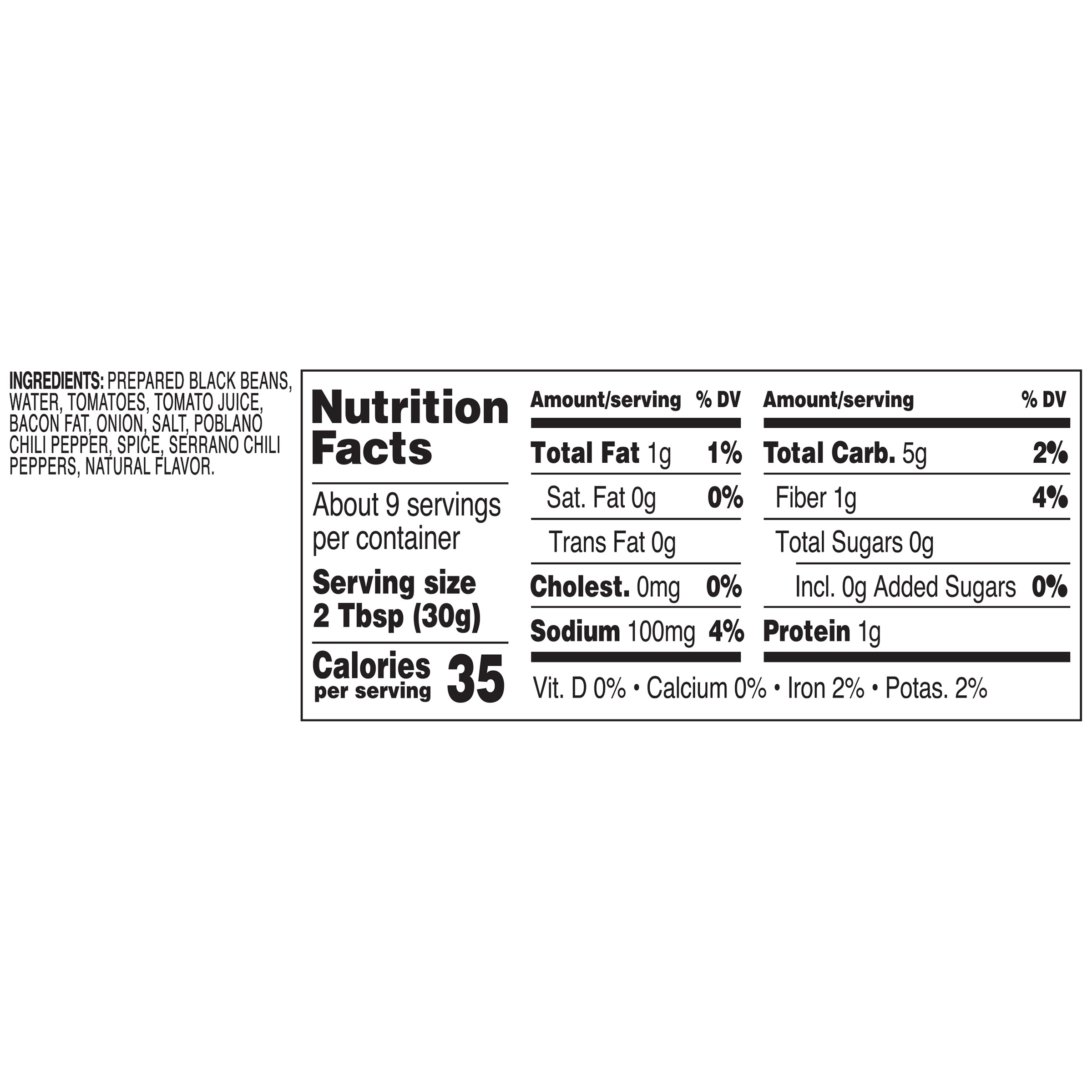Bean Dip Black Bean 9.5 Ounce Size - 12 Per Case.