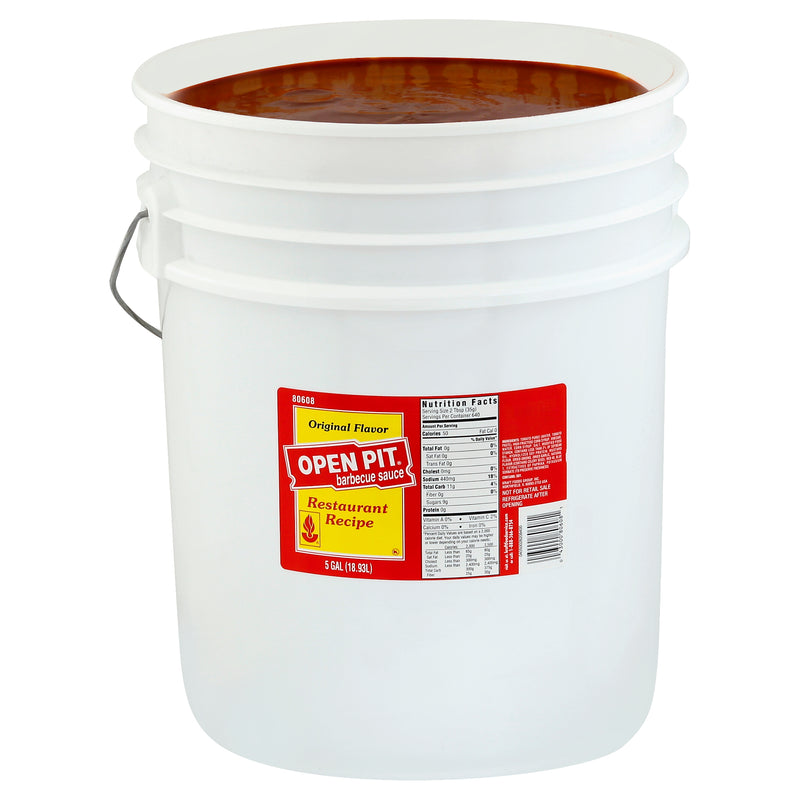 OPEN PIT Original BBQ Sauce 5 gal. Pail