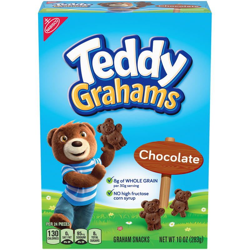 Teddy Grahams Chocolate 10 Ounce Size - 6 Per Case.