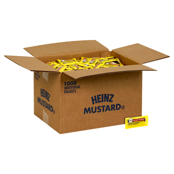 HEINZ Single Serve Mild Mustard 0.2 Ounce Packets 1000)