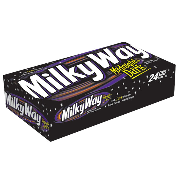 Milky Way Midnight Singles 1.76 Ounce Size - 288 Per Case.