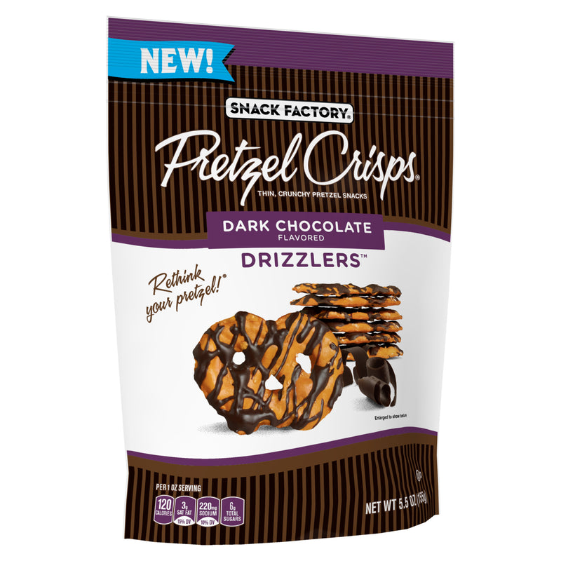 Drizzlers Dark Chocolate 5.5 Ounce Size - 12 Per Case.