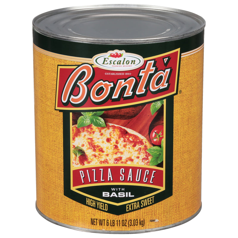Bonta Pizza Sauce with Basil 107 Ounce Can 6 Per Case