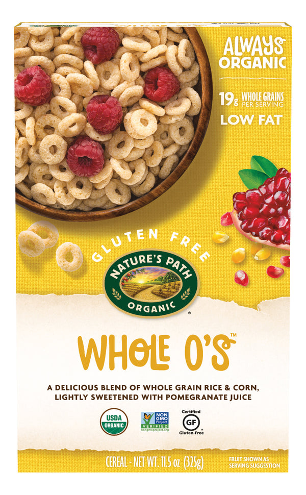 Nature's Path Whole O's Cereal 11.5 Ounce Size - 12 Per Case.