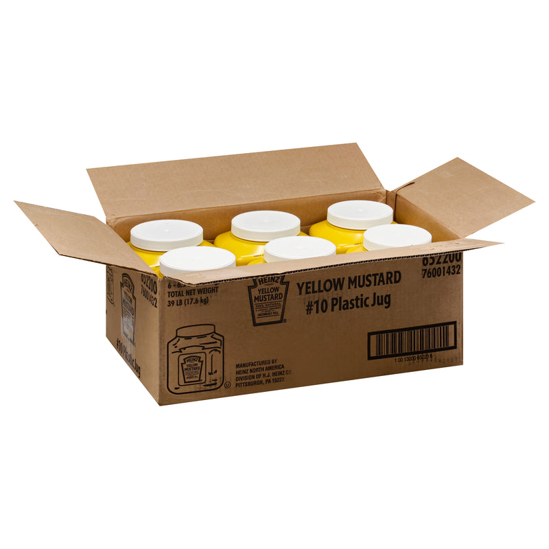 HEINZ Bulk Yellow Mustard Jug 104 Ounce Container 6 Per Case